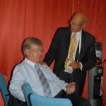 当時EDGA会長だったロベルト・カジャ(右 イタリア)と事務局長のピーター・フォン・ヂュイジン(左 オランダ)