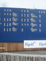 いかにもフランスらしい洒落たスコアボード